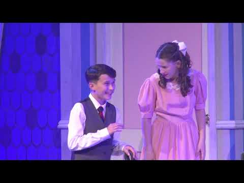 Screenshot from Practically Perfect lyrics video by Laura Michelle Kelly, Harry Stott & Charlotte Spencer