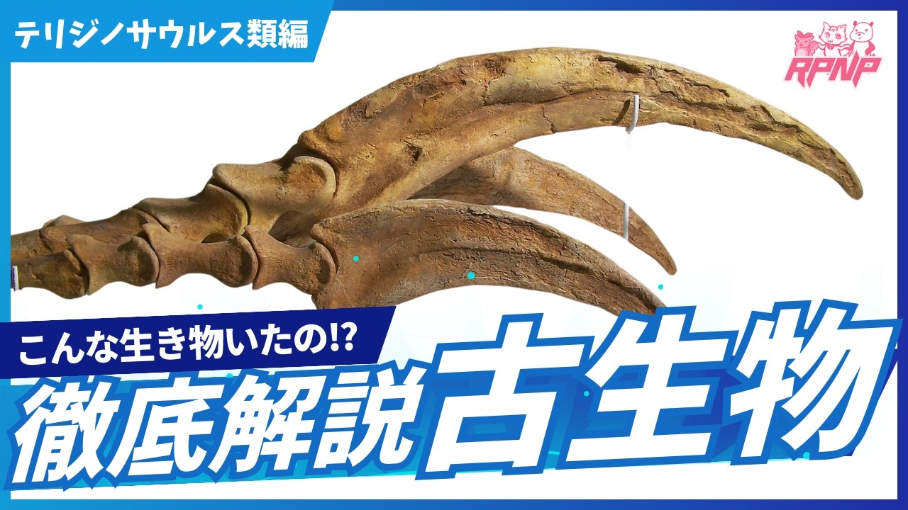 【古生物学】RPNP古生物学ニュース「60分で語る！ テリジノサウルス類編」#恐竜 #化石 #解説