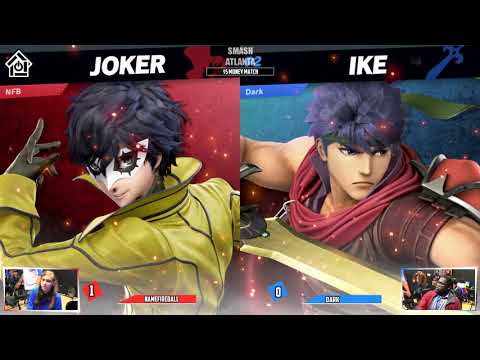 Smash Atlanta Arcadian 2019 - NameFireball(Joker/Greninja) VS Dark(Ike) - $5 Money Match