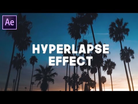 QUICK & EASY HYPERLAPSE TUTORIAL - AFTER EFFECTS