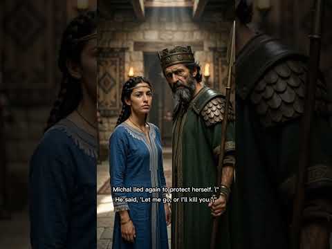 Michal, Saul's Daughter: She Saved David's Life Then Despised Him #bibleanimation
