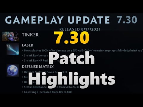 7.30 Dota 2 Patch Highlights