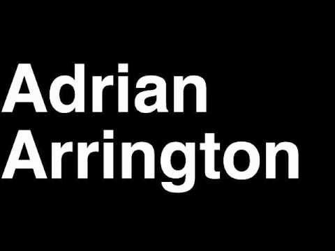 How to Pronounce Adrian Arrington New Orleans Saints NFL Football Touchdown TD Tackle Hit Yard Run