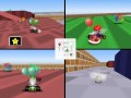 Mario Kart 64 Netplay 4 Player Battle Block Fort Round 2