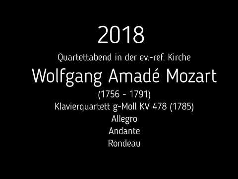 ClavierTage Göttingen 2018: Mozart Clavier-Quartett g-Moll KV 478