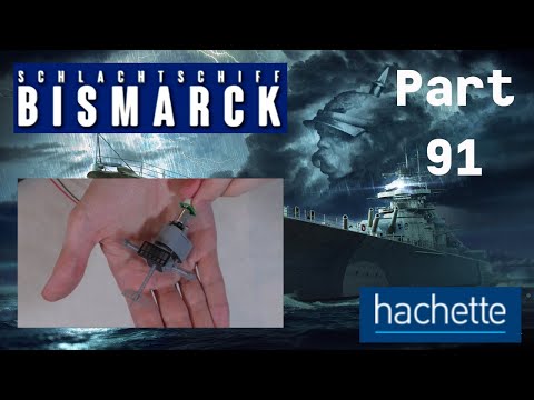 Hachette Battleship Bismarck (Metal) Part 91 - The aft E-measuring rotating hood!