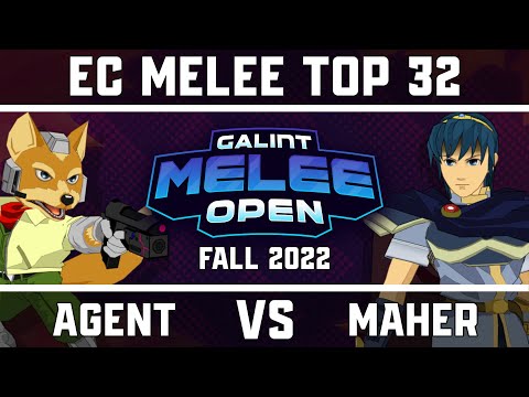 Agent (Fox) vs Maher (Marth) - East Coast Melee Top 32 - GMO Fall '22