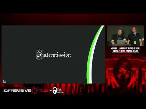 OffensiveCon23 - Guillaume Teissier and Quentin Minster