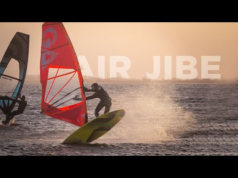Fun Air jibe training session and FIRST captured AIR JIBE! | Ivenfleth