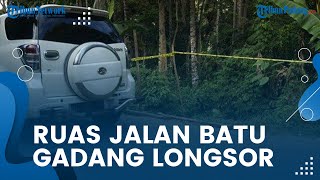 Hati-hati Lewat Jalur Alternatif Penghubung Sungai Limau-Sungai Geringging, Longsor di Bahu Jalan