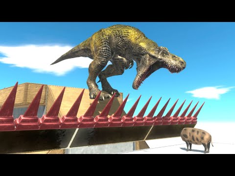 Spike Trap Who Can Dodge? ► Animal Revolt Battle Simulator