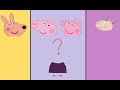Wrong Head PEPPA PIG Family Peppa Pig Match The Head Video For Kids