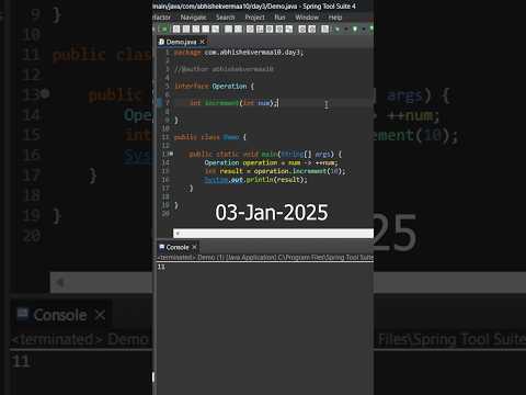 Day-3: Functional Interface in Java #shorts #java