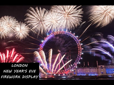 [ULTRA HD] LONDON NEW YEAR'S EVE FIREWORK DISPLAY | FRONT ROW | 2016 | HAPPY NEW YEAR