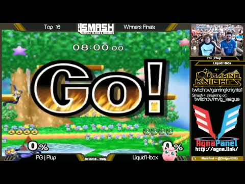 CFL Smackdown - Liquid Hungrybox (Jigglypuff) vs. PG | Plup (Shiek) [Winner's Finals]