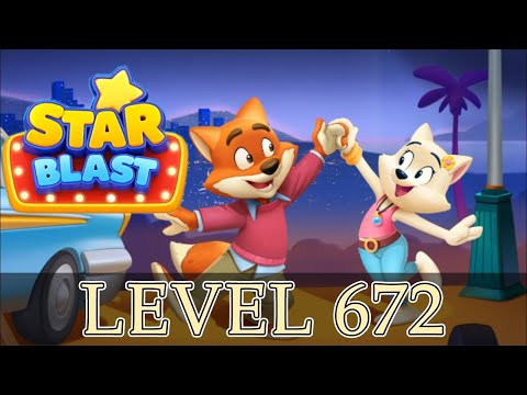 Star Blast Level 672 (No Boosters)