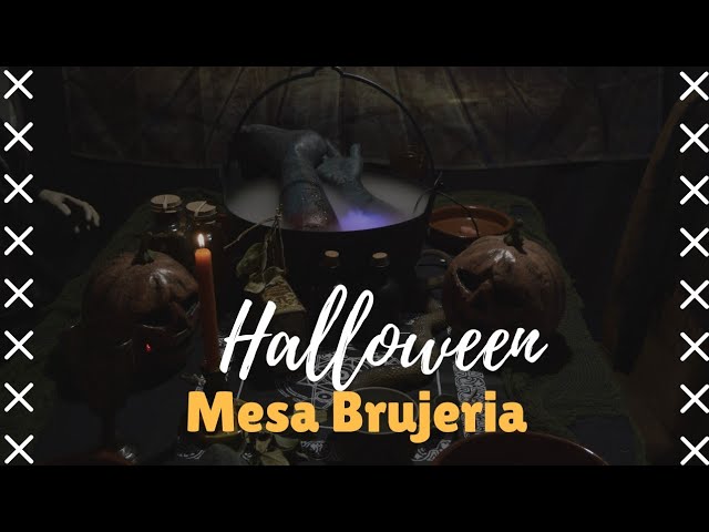 Vídeo relacionado con Brujas Halloween | Adornos Mago y Bruja - Adornos Mesa psicológica Resina, Decoraciones Halloween para el hogar Interior, 1 Pieza