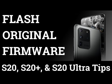 Flashing Original Samsung Galaxy S20 Factory Firmware Images