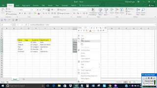 Export selected columns into CSV file in Excel