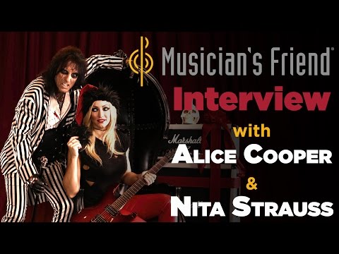 Musician's Friend Interview with Alice Cooper & Nita Strauss