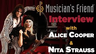 Musician's Friend Interview with Alice Cooper & Nita Strauss