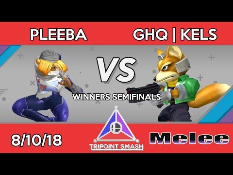Pleeba (Sheik) vs Kels (Fox) - Tripoint Smash 23 Winner's Semifinals