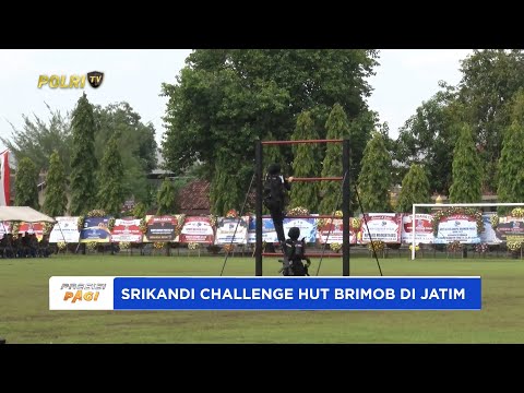 AKSI POLWAN BRIMOB POLDA JATENG CURI PERHATIAN DI HUT KE-80 KORPS BRIMOB