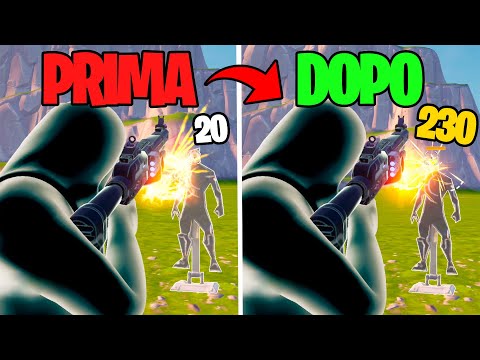 TRUCCO per la MIRA PERFETTA su FORTNITE ITA! Sensibiità + Migliori impostazioni di Fortnite!