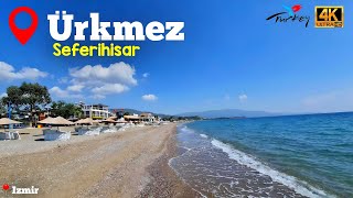 Seferihisar Ürkmez Plajı Tanıtım Gezisi - 4K (2025) | Izmir'in En Güzel Plajları