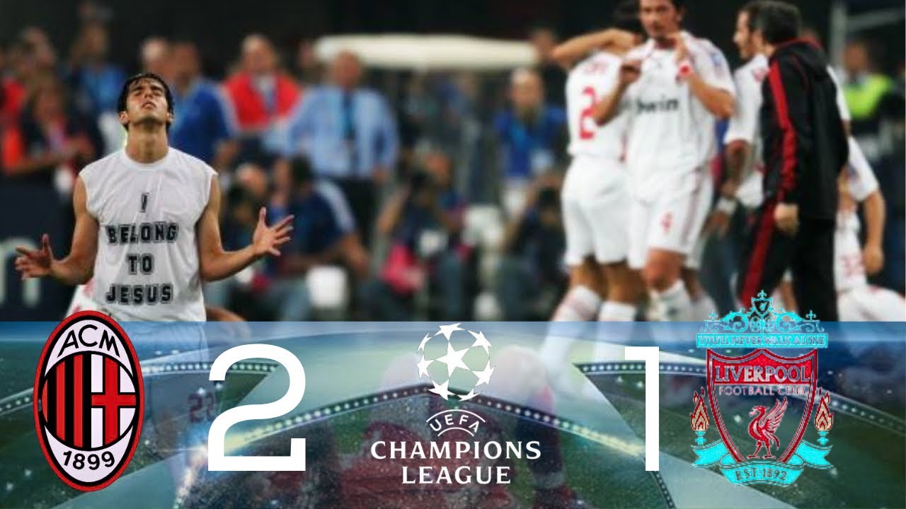 Milan VS Liverpool | #ucl Final 2007 |A Revanche  HD | Kaká , Maldini , Pirlo , Gerrard ,Só as Lenda