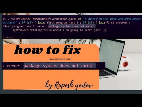Java Package System Does Not Exist Probles Solved
