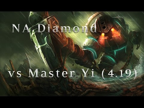 NA Diamond Nautilus Jungle vs Master Yi Season 4 (4.19) League of Legends LoL Pro SoloQ