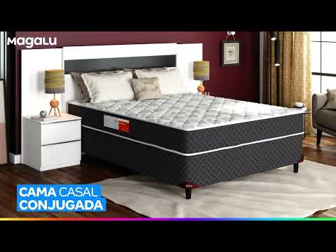 Cama Box Casal Umaflex Conjugada de Molas Ensacadas 43x138x188cm Valença