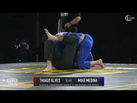 Elevate Submission Series 11 Thiago Alves vs Mike Medina #bjj #wrestling #jiujitsu