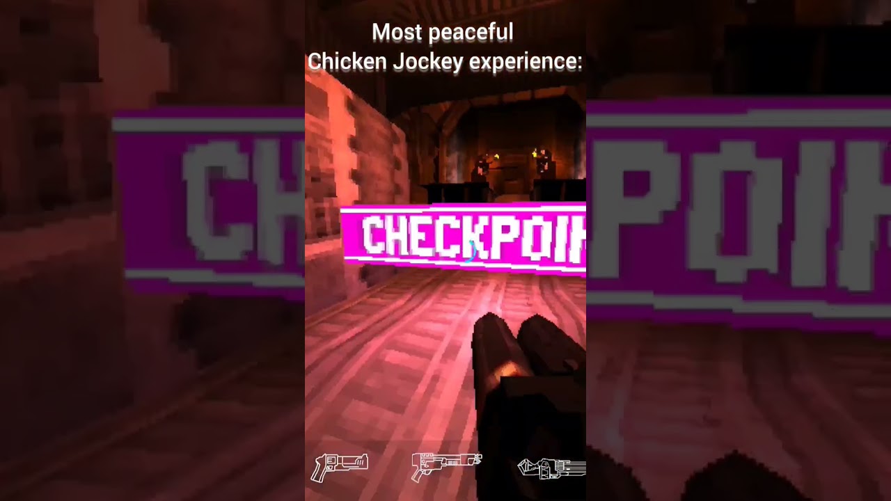 Chicken Jockey scene be like #shorts #memes #meme #chickenjockey #minecraft #ultrakill