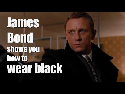 How to style black like Daniel Craig in Quantum of Solace?