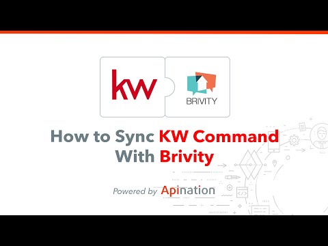 How to Sync Brivity and KW Command — Create a two way sync from Brivity to Command