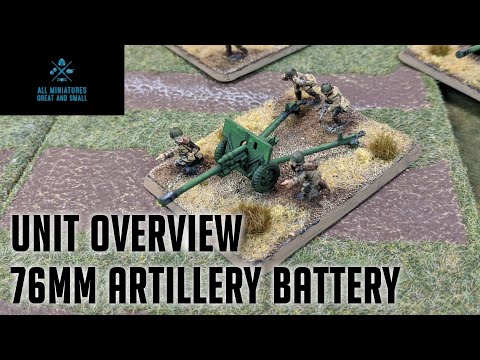Flames of War Unit Overview - Soviet 76mm Artillery Battery