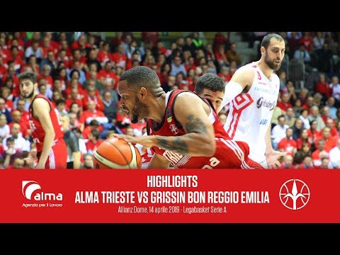 Highlights Alma Pallacanestro Trieste vs Grissin Bon Reggio Emilia