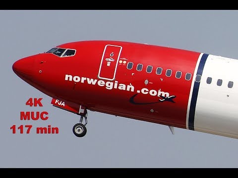 117 MIN - Planespotting in Munich Airport MUC 2018 - 1:57 HOURS 4K