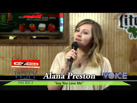 WSJY The Voice - Alana Preston @ Bazinga