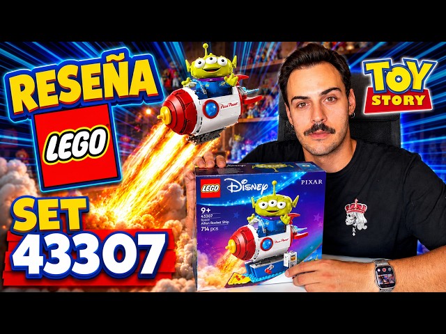 Vídeo relacionado con LEGO | Disney y Pixar Toy Story Marcianito con Cohete de Pizza Planet - Cohete Espacial de Juguete con Figura de Alien - Decoración del Dormitorio - Regalo para Niños y Niñas de 9+ Años - 43307