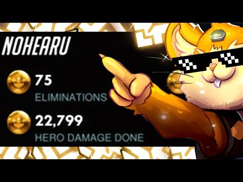 75 ELIMS! Grandmaster Hammond Gameplay - Yeatle! [ OVERWATCH SEASON 16 TOP 500 ]