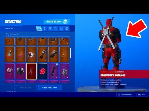 DeadpooL Week 4 Challenges Fortnite : Find Deadpool's katanas