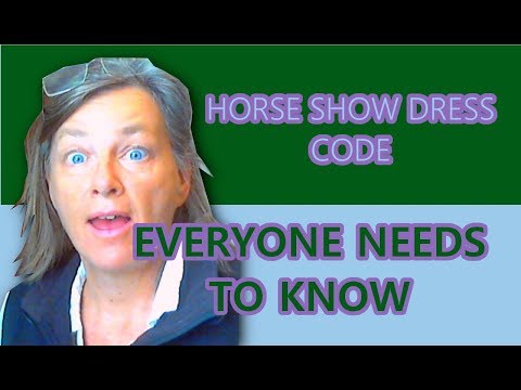 YouTube video about: What do you wear to a horse show?