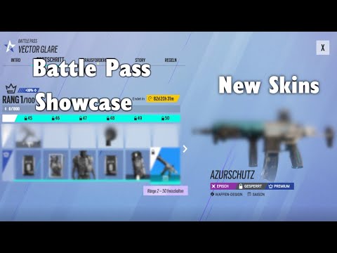 Rainbow Six Siege Vector Glare - Battle Pass Showcase