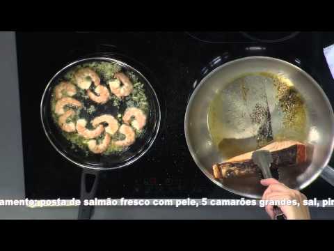Receitas Bom Sabor 16/01/2015 - Salada gaúcha acompanhada de salmão e camarão