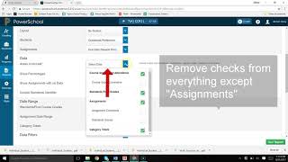 Create a Missing Assignment Report Separated by Student Name in PowerTeacher Pro
