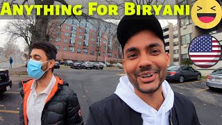 Happy in Depressing Boston Weather (Hindi Vlog) - Indian Food in USA