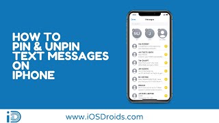 How to Pin and UnPin a Text Message on iPhone